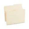Staples 30% Recycled File Folders, 1/2 Cut Tab, Letter Size, Manila, 100/Box (ST116855-CC)