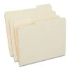 Staples 30% Recycled File Folders, 1/3-Cut Tab, Letter-Size, Manila, 24/Pack (235390/TR56674)