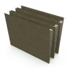 Staples® 100% Recycled Hanging File Folders, Stright Cut, Letter Size, Standard Green, 25/Box (ST521229/521229)