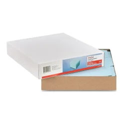 Staples 60% Recycled Heavyweight File Folders, 1/3-Cut Tab, Letter Size, Blue, 25/Box (ST606798)