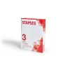 Staples 8.5" x 11" 3-Hole Punched Copy Paper, 20 lbs., 92 Brightness, 500/Ream (221192)