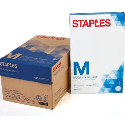 Staples 11" x 17" Multipurpose Paper, 20 lbs., 96 Brightness, 500/Ream, 5 Reams/Carton (05032)
