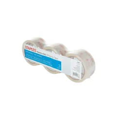 Staples® 1.88" x 43.7 yards, Heavy Duty Shipping Tape, Clear, 3 Rolls (ST-HM-40-3)