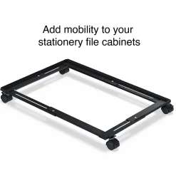 Staples Adjustable File Caddy, Letter/Legal, Black (ST52140-CC)