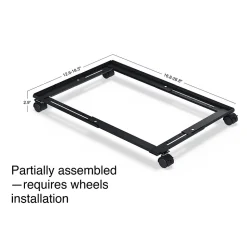 Staples Adjustable File Caddy, Letter/Legal, Black (ST52140-CC)