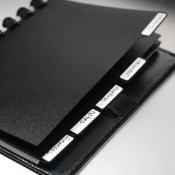 Staples® Arc System Tab Dividers, Black, 5-5/6