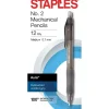 Staples Aura Mechanical Pencil, 0.7mm, #2 Medium Lead, Dozen (50440-CC)
