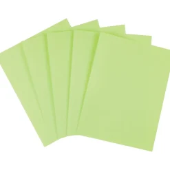 Staples Brights Multipurpose Colored Paper, 20 lbs., 8.5" x 11", Green, 500/Ream (25206)