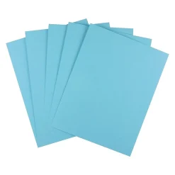 Staples Brights Multipurpose Colored Paper, 20 lbs., 8.5" x 11", Blue, 500/Ream (25202)