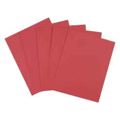 Staples Brights Multipurpose Paper, 24 lbs., 8.5" x 11", Red, 500/Ream (20104)