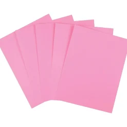 Staples Brights Multipurpose Paper, 24 lbs., 8.5" x 11", Pink, 500/Ream (20106)