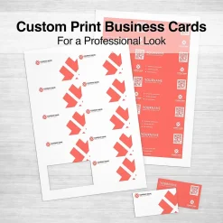 Staples® Business Cards, 3.5" x 2", Matte White, 1000/Pack (ST12520)
