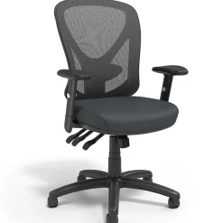 Staples Carder Ergonomic Fabric Swivel Computer and Desk Chair, Black (24115-CC)
