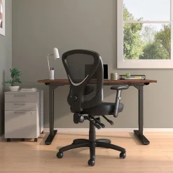 Staples Carder Ergonomic Fabric Swivel Computer and Desk Chair, Black (24115-CC)