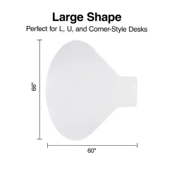 Staples® Carpet Chair Mat, Medium-Pile, Clear (20237-CC)