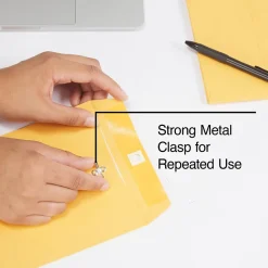 Staples Clasp & Moistenable Glue Kraft Catalog Envelopes, 6.5