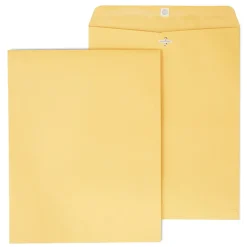 Staples Clasp & Moistenable Glue Kraft Catalog Envelope, 11 1/2" x 14 1/2", Brown, 100/Box (ST17748-CC)