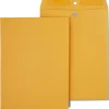 Staples Clasp Close Kraft Catalog Envelopes, 9"L x 12"H, Brown, 250/Box (487493/17242)