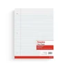 Staples College Ruled Filler Paper, 8.5" x 11", White, 400 Sheets/Pack, 12 Packs/Carton (TR27521)