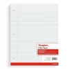 Staples College Ruled Filler Paper, 8.5" x 11", White, 200 Sheets/Pack (TR58372)