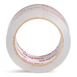 Staples® Comfort Grip Tape Dispenser with Packing Tape, 1.88