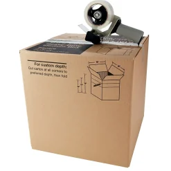 Staples® Comfort Grip Tape Dispenser with Packing Tape, 1.88