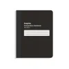 Staples Composition Notebook, 7.5" x 9.75", Black, 4/Pack (TR58294)