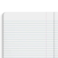 Staples Composition Notebook, 7.5" x 9.75", Wide Ruled, 80 Sheets, Black (ST55087)