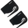 Staples Concealed Blade Letter Opener, Black, 2/Pack (18006-CC)