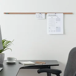 Staples® Cork Bar, Aluminum Frame, 36