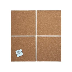 Staples Cork Bulletin Board, 1' x 1' (28717)