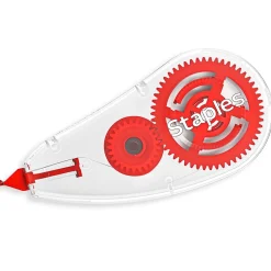 Staples Correction Tape, White, 10/Pack (ST59822/51666)