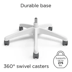 Staples Dexley Ergonomic Mesh Swivel Task Chair, Gray (UN61365)