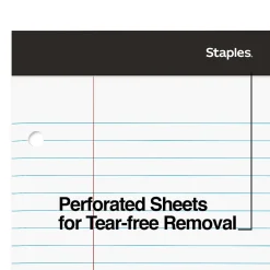 Staples Double-Sheet Notepad, 8.5