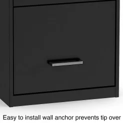 Staples 3-Drawer Vertical File Cabinet, Letter Size, Lockable, 34.9