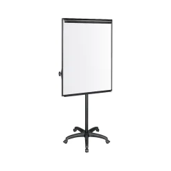 Staples Dry Erase Easel, 74.5", Black Steel (28833US/CC)