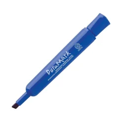 Staples DuraMark Permanent Markers, Medium Point, Blue, 12/Pack (18890)