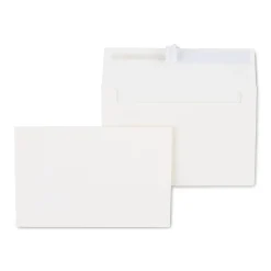 Staples EasyClose Invitation Envelopes, 5.75" x 8.75", Ivory, 100/Box (473955/19195)