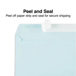 Staples EasyClose Self Seal #10 Business Envelopes, 4 1/8" x 9 1/2", Assorted Pastels, 50/Pack (23425)