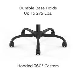 Staples Emerge Vector Luxura Faux Leather Gaming Chair, Black & Gray (61108)