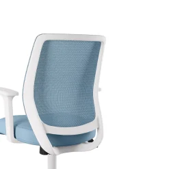 Staples Essentials Ergonomic Fabric Swivel Task Chair, Seafoam (UN60409)