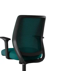 Staples Essentials Ergonomic Fabric Swivel Task Chair, Teal (UN60410)