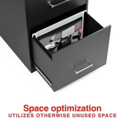 Staples File Cabinet Tech Organizer, Gray/Black (TR62605)