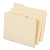 Staples File Folder, 1/3-Cut Tab, Letter Size, Manila, 250/Box (45443-US)