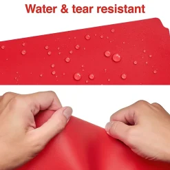 Staples File Folder, 1/3-Cut Tab, Letter Size, Plastic, Assorted Colors, 18/Box (ST62540)