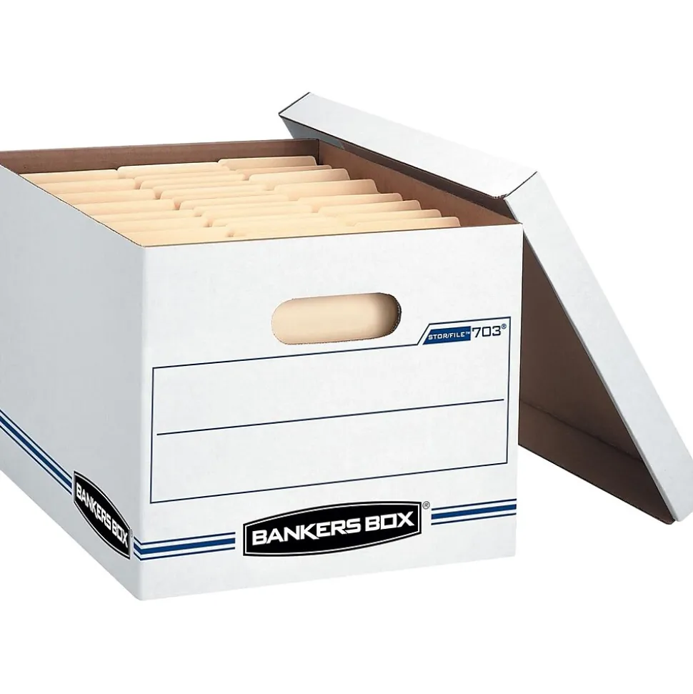 Staples® File Storage Plastic Crate, Letter/Legal Size, Clear (STP-54269)