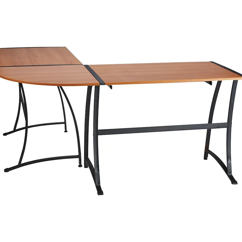 Staples Gillespie 62" W L-Shaped Computer Desk, Sonoma Cherry (ST28189-CC)