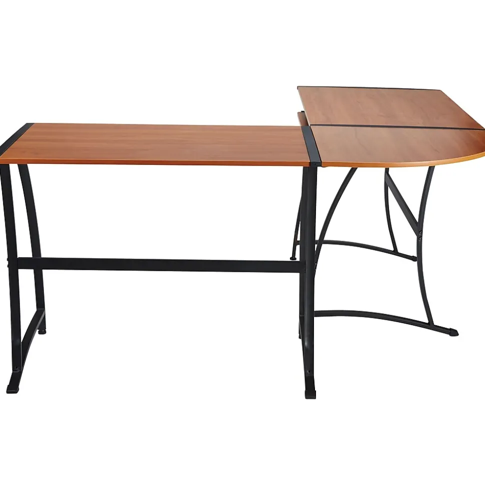 Staples Gillespie 62" W L-Shaped Computer Desk, Sonoma Cherry (ST28189-CC)