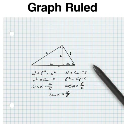Staples Graph Ruled Filler Paper, 8.5