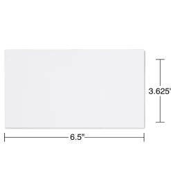 Staples Gummed #6 Business Envelopes, 3 5/8